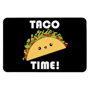 ¡Cute Kawaii Taco Time! Imán