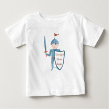Cute knight baby boy camiseta personalizada