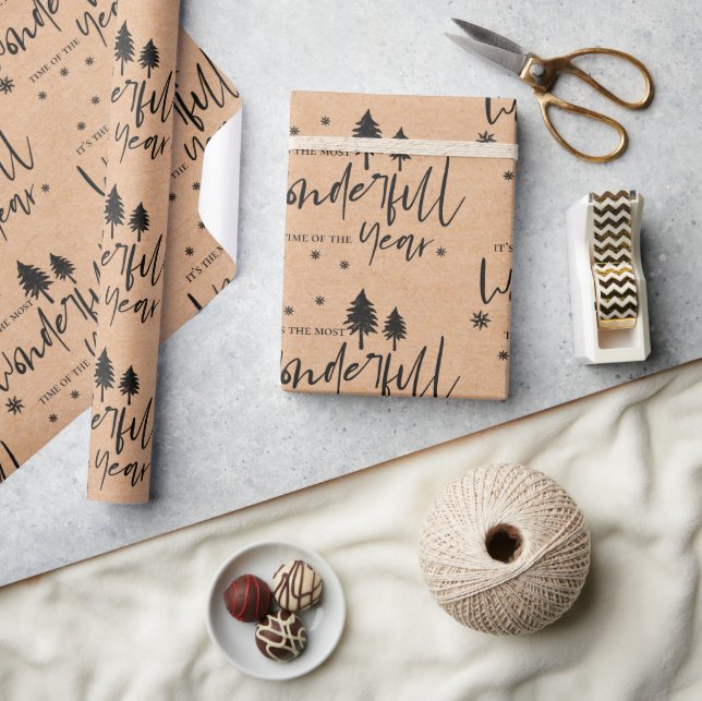 Cute Kraft Papel de la época más maravillosa del a (Artesanía)