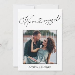 Cute la foto de la Invitación de compromiso