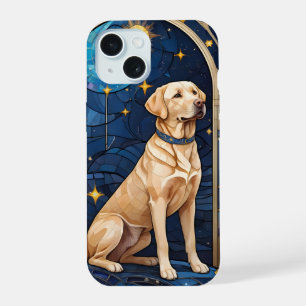 Cute Labrador Recuperador Cielo Manchado Moon
