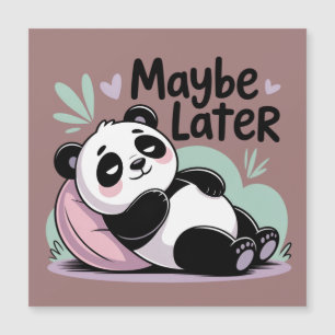 Cute Lazy Panda – “Quizás Más Tarde” Panda Relajan