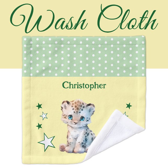 Cute leopardo agregar nombre polka puntos estrella (Subido por el creador)