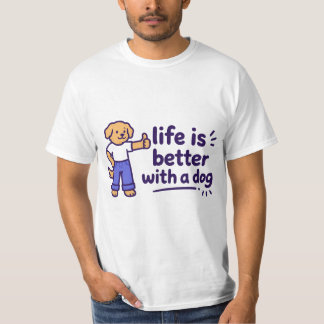 ​Cute Life Es Mejor Con Una Camiseta De Perro | Ma