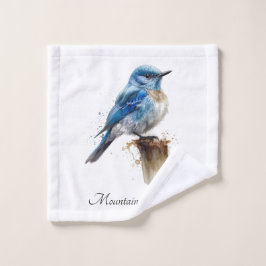 Cute Little Mountain Bluebird Watercolor, personal
