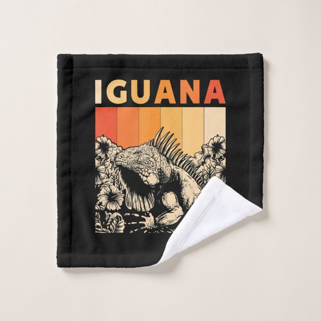 Cute Lizard Iguana Reptil Gigo Iguana (Toallita)
