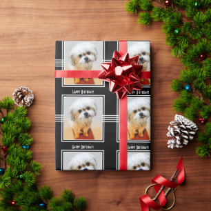 Cute Malshi Papel de envolvimiento de cumpleaños