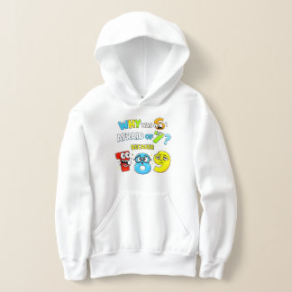 Cute Maths Numbers Dibujos Animados Sudadera con C