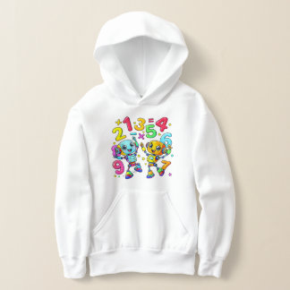 Cute Maths Numbers Monsters Cartoon Sudadera con C