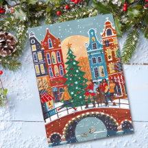 Cute moderna Ciudad Amsterdam Navidad