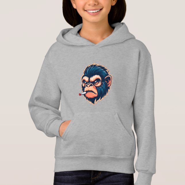 Cute Monkey Baby Hoodie (Anverso)