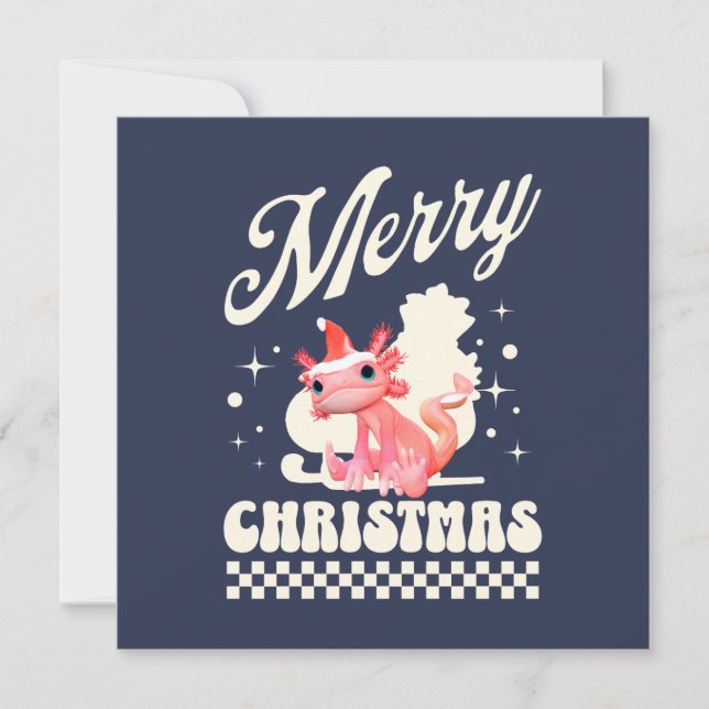 Cute Navidad Axolotl Feliz Navidad (Anverso)