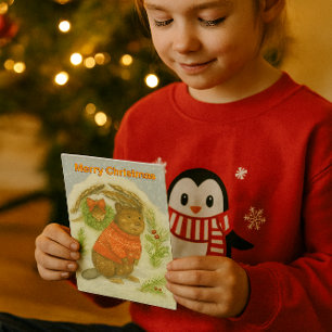 Cute Navidad Castor Niños