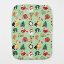 Cute Navidades paño de ráfaga