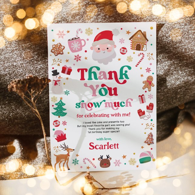 Cute Navidades Santa Kids cumpleaños Tarjeta de ag (Subido por el creador)