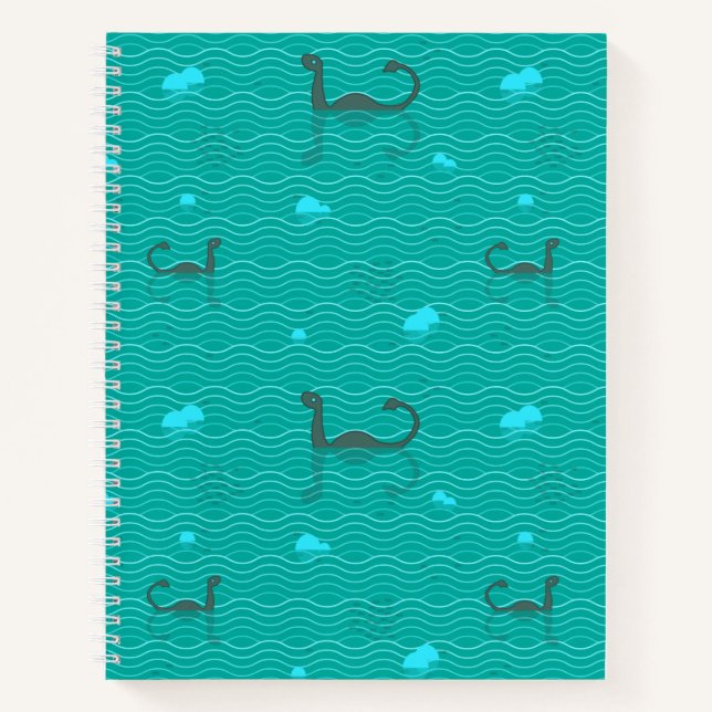 Cute Nessies Icebergs Y Cuaderno De Recetas De Pes (Anverso)