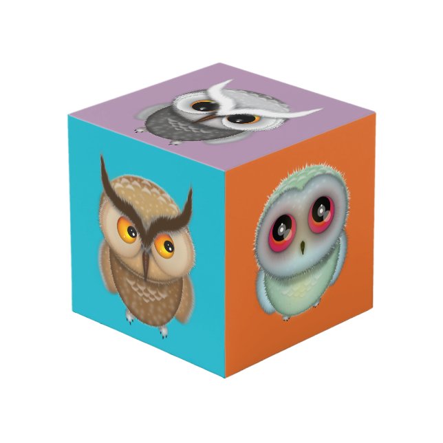 Cute Owls Foto Cubos Kids Owl Aovers (Angulo Anverso)