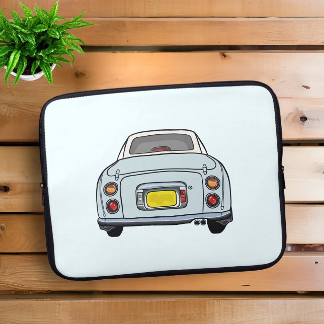 Cute Pale Aqua Figaro Figaro Funda Portátil (Cute pale aqua figaro laptop sleeve just for you)