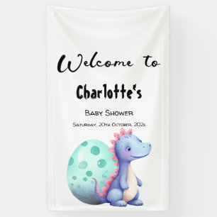 Cute pancarta de agua para baby shower de pequeño 