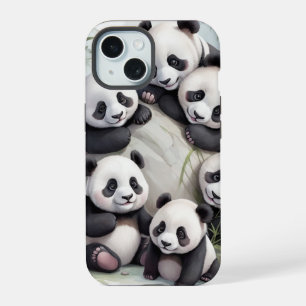 Cute Pandas Group Photo