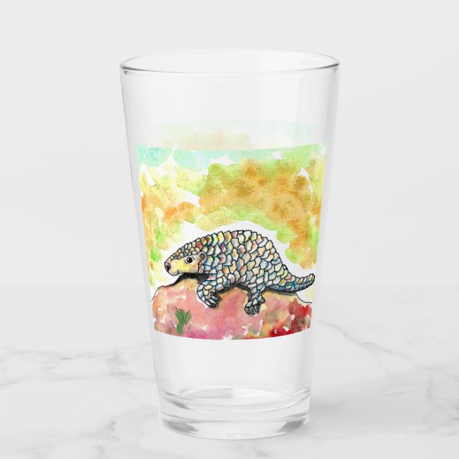 Cute Pangolin Painting (Anverso)