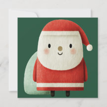 Cute Papá Noel Minimalista