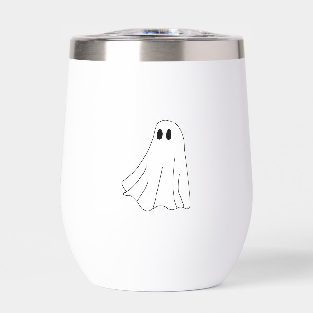 Cute Pastel Ghost Pattern (Frente)