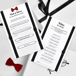 Cute Pequeño Caballero Tarjeta de Consejos Diverti