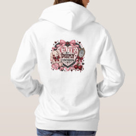 Cute Pero Profundamente Preocupante Sudadera con C