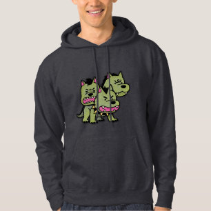Cute Perros Zombies Sudadera con Capucha de Hallow
