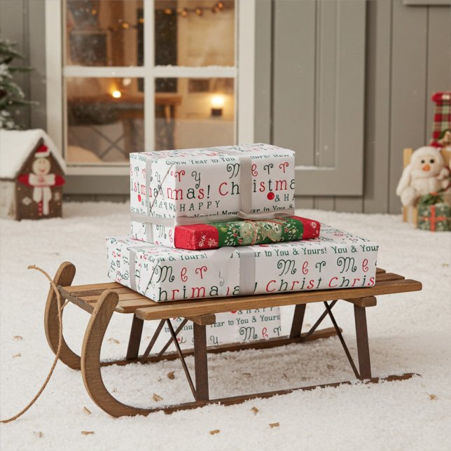 Cute Personalizable Feliz Papel de envolvimiento d (Subido por el creador)