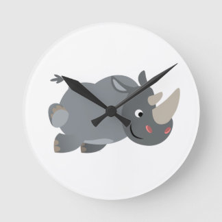 Cute Personalizado cargando el reloj de pared de r