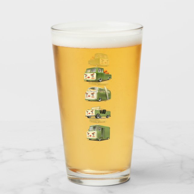 Cute Personalizado Cars Lineup (Anverso (lleno))