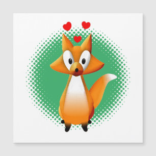 Cute Personalizado Fox Animal