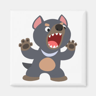 Cute Personalizado Imán del Diablo de Tasmania