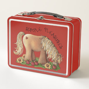 Cute Personalizado Inspirador Red Metalizado Almue