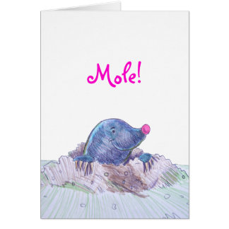 Cute Personalizado Mole y Molehill