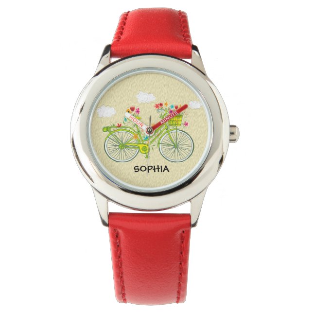 Cute personalizado y personalizado reloj de niños  (Anverso)