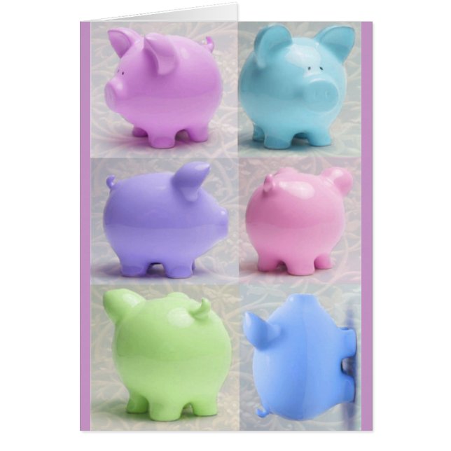 Cute Piggy Collage (Frente)