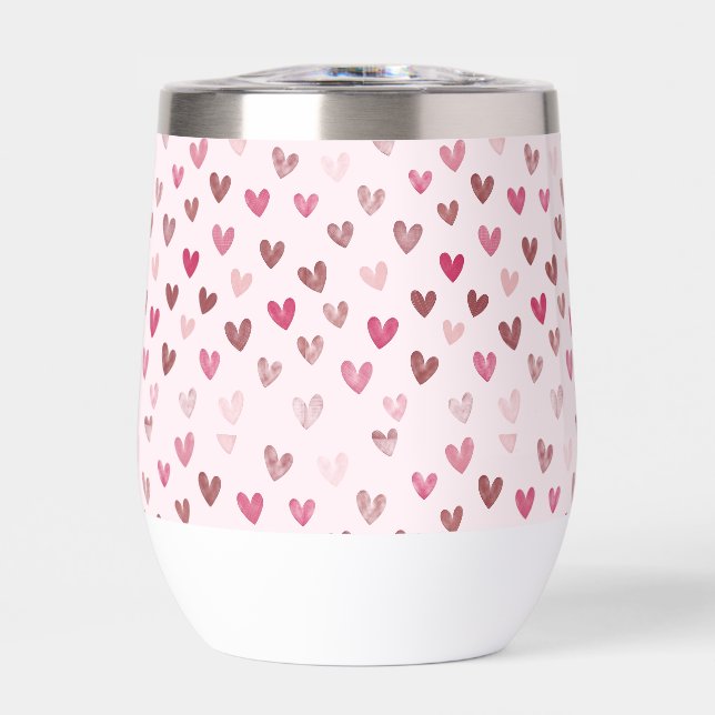 Cute Pink Heart Pattern – Romantic &Stylish Design (Frente)