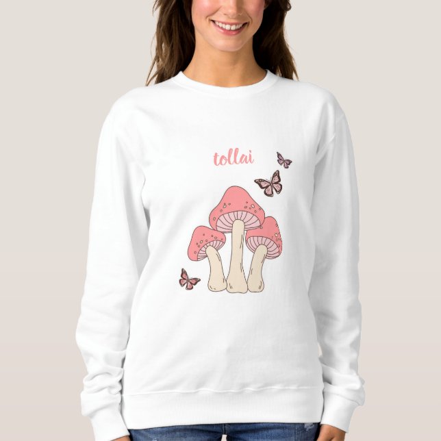 Cute Pink Mushroom Sweater (Anverso)