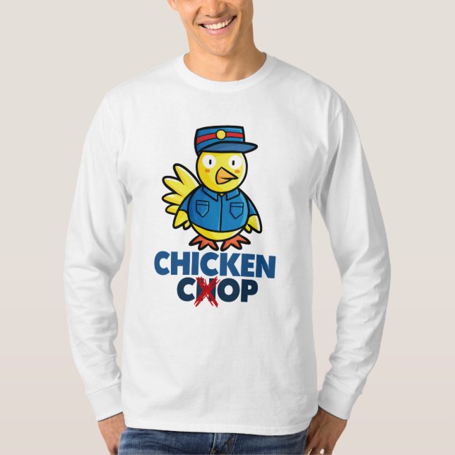 Cute Pollo de diseño camiseta masculina (Anverso)