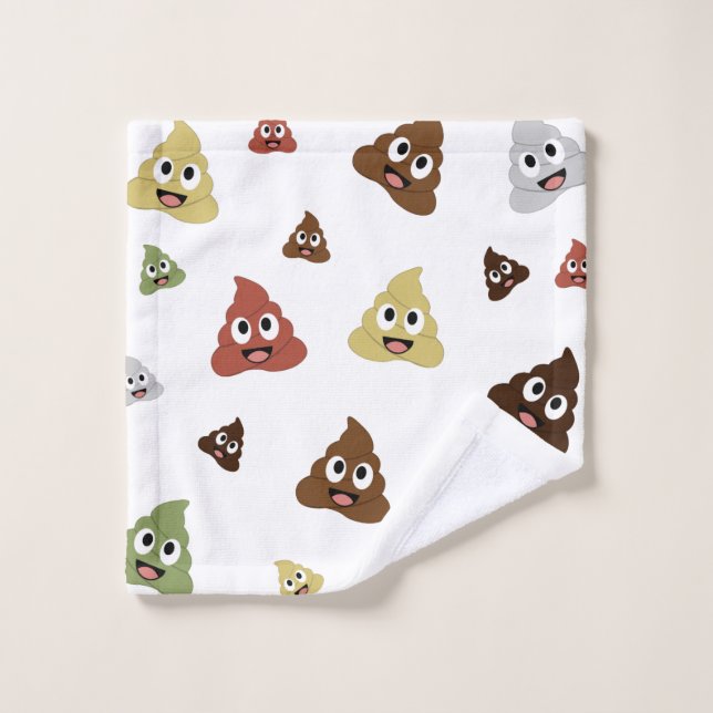 Cute Poop emoji funny gift ideas (Toallita)