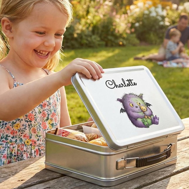 Cute Purple Green Fluffy Monster Buddy (Subido por el creador)