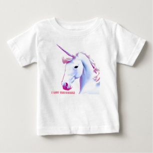 Cute Quote Me encantan las camisetas de bebé de Un