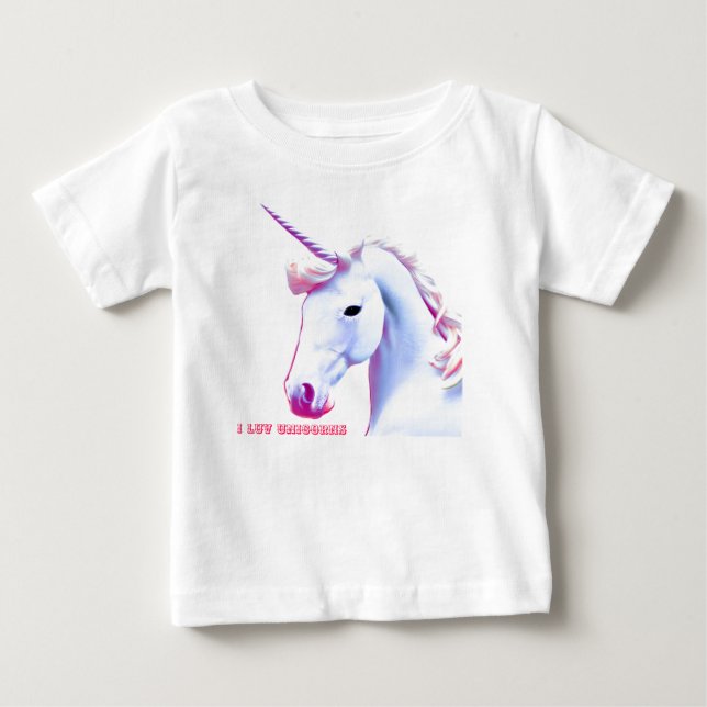 Cute Quote Me encantan las camisetas de bebé de Un (Anverso)