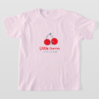 Cute Red Cherries Niños, camiseta básica