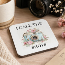 Cute Retro Cámara Posavasos para Amantes de la Fot