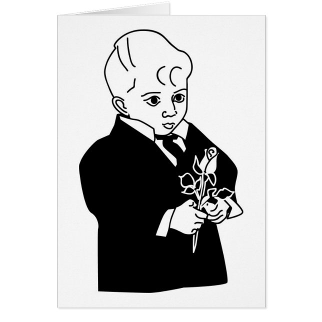 Cute Ringbearer BW (Frente)