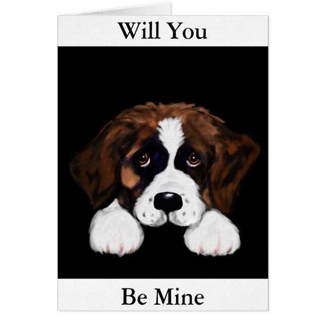Cute Saint Bernard (Frente)